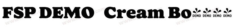 FSP DEMO   Cream Bo字体转换